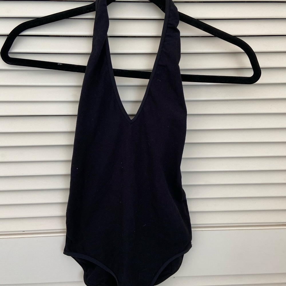 American Apparel Halter Bodysuit